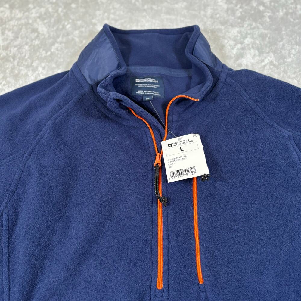 Men’s Mountain Warehouse Quarter Zip Sweater Size Large